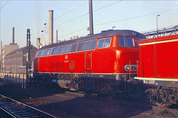 Foto:: DB 216 001-8 / Hagen / November 1974 (Foto,Fotos,Bilder,Bild,)