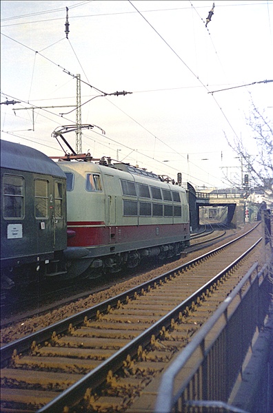 Foto:: DB 103 / Hagen / November 1974 (Foto,Fotos,Bilder,Bild,)