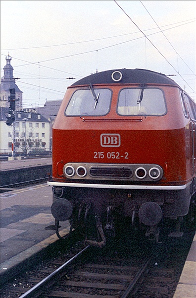 Foto:: DB 215 052-2 / Koeln / 20.11.1974 (Foto,Fotos,Bilder,Bild,)