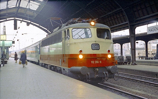 Foto:: DB 112 310-8 / Hagen / 20.11.1974 (Foto,Fotos,Bilder,Bild,)