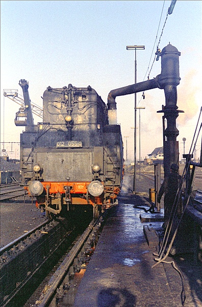 Foto:: DB 012 055-0 / Rheine / 13.01.1975 (Foto,Fotos,Bilder,Bild,)