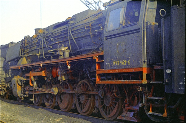 Foto:: DB 043 469-6 / Rheine / 13.01.1975 (Foto,Fotos,Bilder,Bild,)