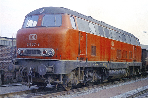 Foto:: DB 216 001-8 / Dortmund / 01.03.1975 (Foto,Fotos,Bilder,Bild,)