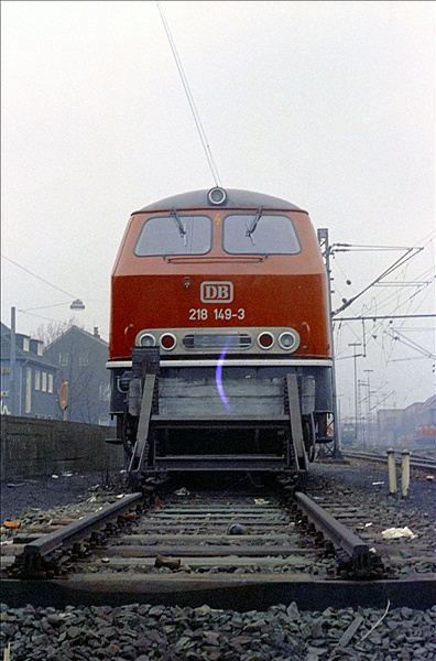 Foto:: DB 218 149-3 / Hagen / 15.03.1975 (Foto,Fotos,Bilder,Bild,)