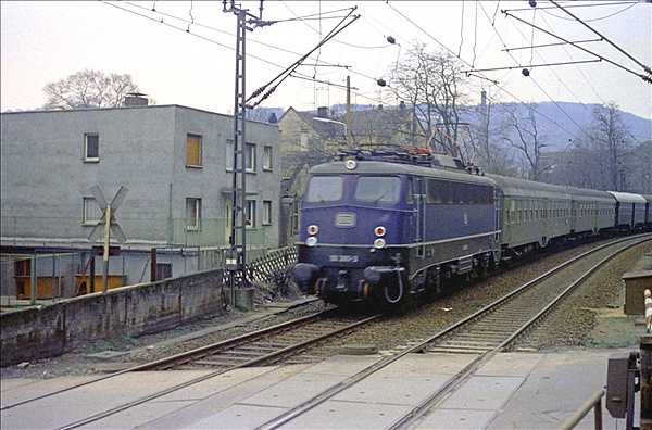 Foto:: DB 110 / Hagen / 07.04.1975 (Foto,Fotos,Bilder,Bild,)