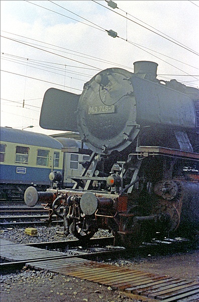 Foto:: DB 043 746-7 / Rheine / 08.04.1975 (Foto,Fotos,Bilder,Bild,)