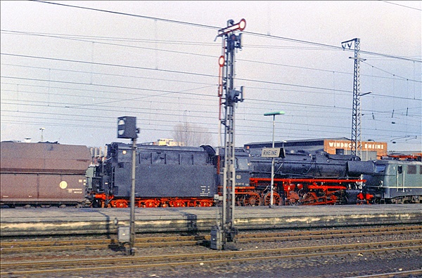 Foto:: DB 043 087-6 / Rheine / 08.04.1975 (Foto,Fotos,Bilder,Bild,)