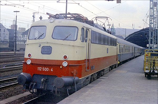 Foto:: DB 112 500-4 / Hagen / April 1975 (Foto,Fotos,Bilder,Bild,)