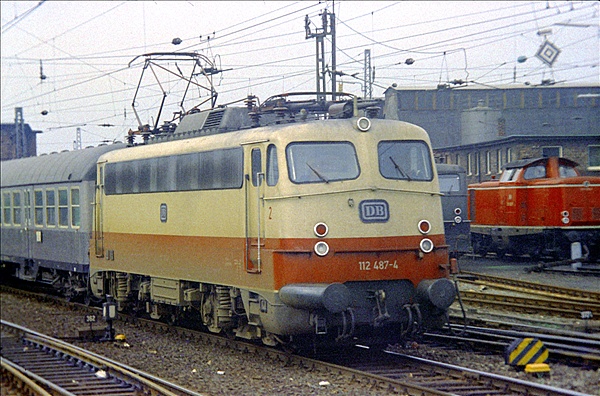 Foto:: DB 112 487-4 / Muenster / 20.05.1975 (Foto,Fotos,Bilder,Bild,)