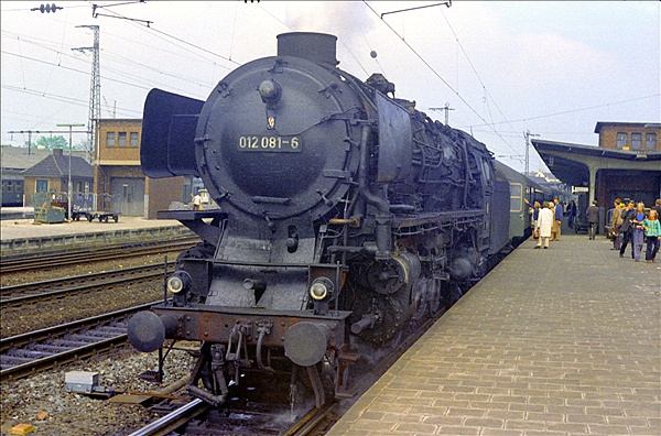 Foto:: DB 012 081-6 / Rheine / 20.05.1975 (Foto,Fotos,Bilder,Bild,)