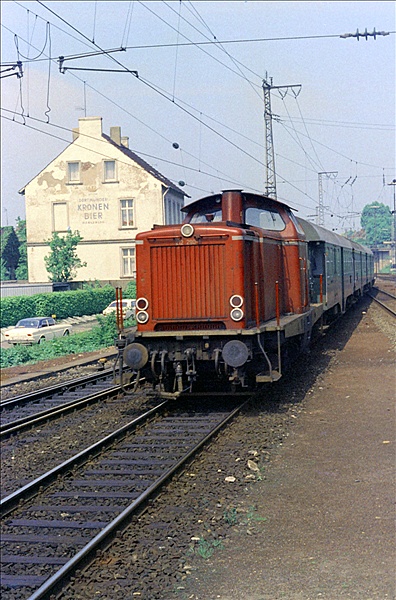 Foto:: DB 212 290-1 / Rheine / 20.05.1975 (Foto,Fotos,Bilder,Bild,)