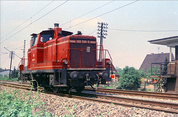 Foto:: DB 260 598-8 / Rheine / 20.05.1975 (Foto,Fotos,Bilder,Bild,)