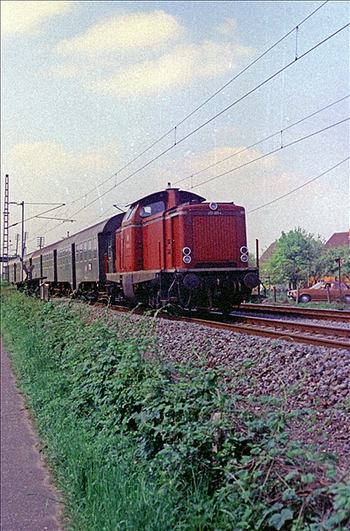 Foto:: DB 212 313-1 / Rheine / 20.05.1975 (Foto,Fotos,Bilder,Bild,)