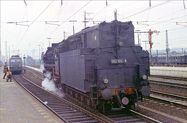 Foto:: DB 012 100-4 / Rheine / 29.05.1975 (Foto,Fotos,Bilder,Bild,)
