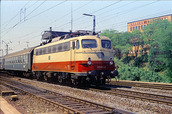 Foto:: DB 112 491-6 / Warburg / 08.06.1975 (Foto,Fotos,Bilder,Bild,)