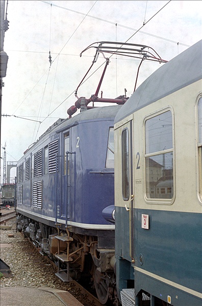 Foto:: DB 119 001-6 / Muenchen / 24.07.1975 (Foto,Fotos,Bilder,Bild,)
