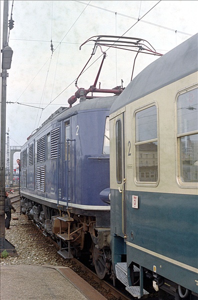 Foto:: DB 119 001-6 / Muenchen / 24.07.1975 (Foto,Fotos,Bilder,Bild,)