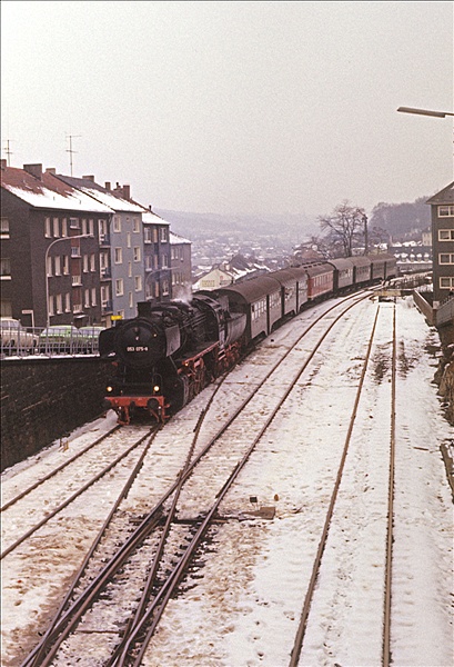Foto:: DB 053 075-8 / Wuppertal / 07.02.1976 (Foto,Fotos,Bilder,Bild,)