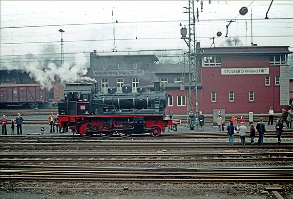 Foto:: 146 BLE Dampflokabschied / Stolberg / 04.04.1976 (Foto,Fotos,Bilder,Bild,)