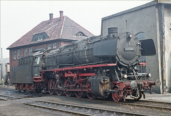 Foto:: DB 043 636-0 / Rheine / 15.04.1976 (Foto,Fotos,Bilder,Bild,)