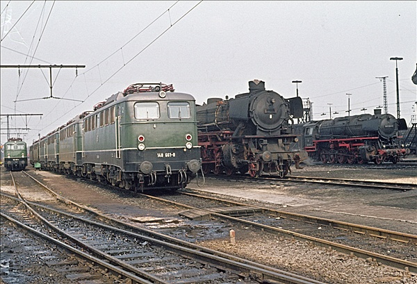 Foto:: DB 140 661-0 / Rheine / 15.04.1976 (Foto,Fotos,Bilder,Bild,)