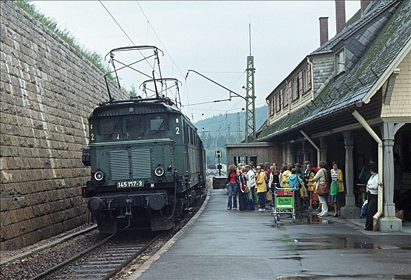 Foto:: DB 145 167-3 / Seebrugg / 09.08.1976 (Foto,Fotos,Bilder,Bild,)