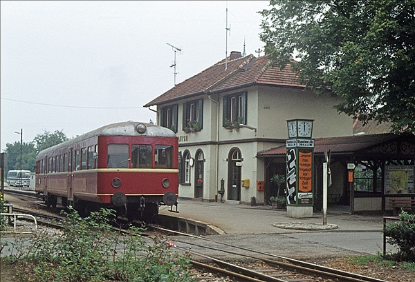 Foto:: SWEG VT 104 / Staufen / 09.08.1976 (Foto,Fotos,Bilder,Bild,)