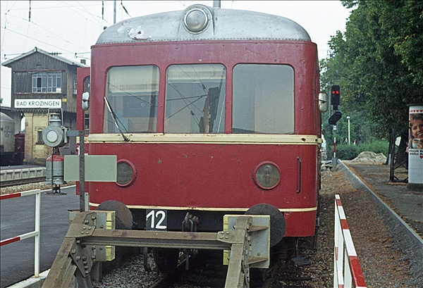 Foto:: SWEG VT 104 / Bad Krozingen / 09.08.1976 (Foto,Fotos,Bilder,Bild,)