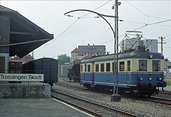 Foto:: TE T5 + TE T3 / Trossingen / 10.08.1976 (Foto,Fotos,Bilder,Bild,)