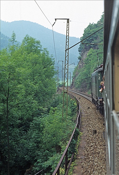 Foto:: DB 145 169-9 / Hoellentalbahn / 10.08.1976 (Foto,Fotos,Bilder,Bild,)