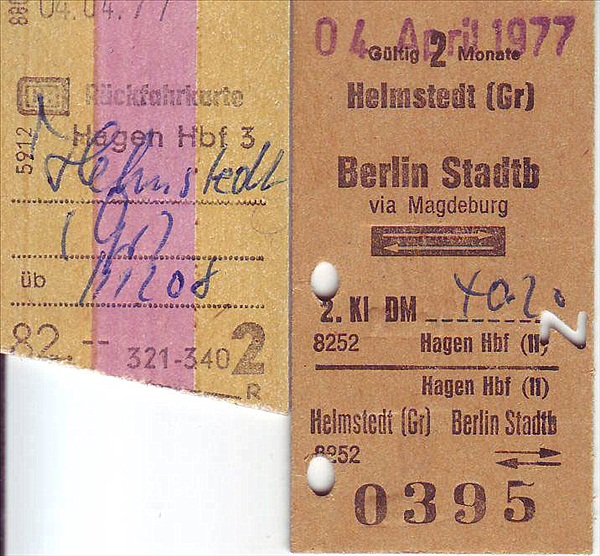 Foto:: Fk Hagen - Berlin / 06.04.1977 (Foto,Fotos,Bilder,Bild,)