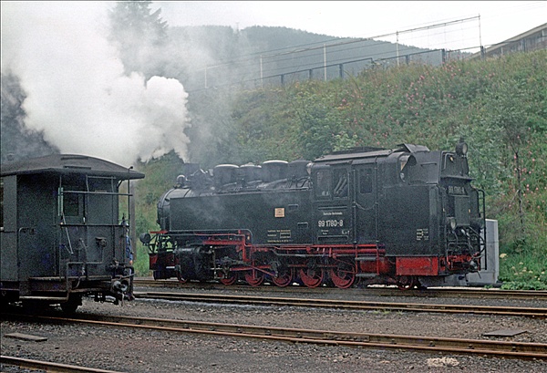 Foto:: DR 99 1780-8 / Oberwiesenthal / 15.08.1977 (Foto,Fotos,Bilder,Bild,)