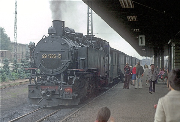 Foto:: DR 99 1786-5 / Radebeul / 19.08.1977 (Foto,Fotos,Bilder,Bild,)