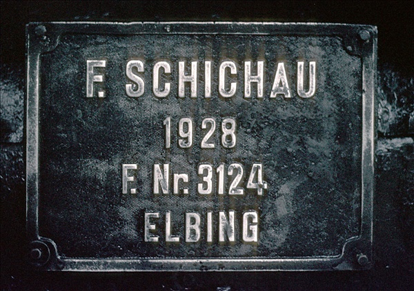 Foto:: Fabrikschild von EK 24 009 / Konstanz / 26.12.1977 (Foto,Fotos,Bilder,Bild,)
