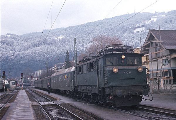 Foto:: OeBB 1670.29 / Bregenz / 29.12. 1977 (Foto,Fotos,Bilder,Bild,)