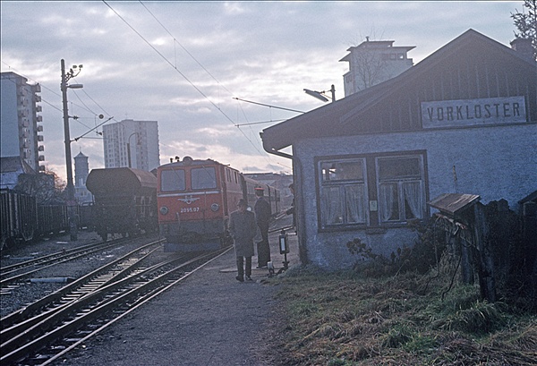 Foto:: OeBB 2095.07 / Bregenz / 29.12. 1977 (Foto,Fotos,Bilder,Bild,)