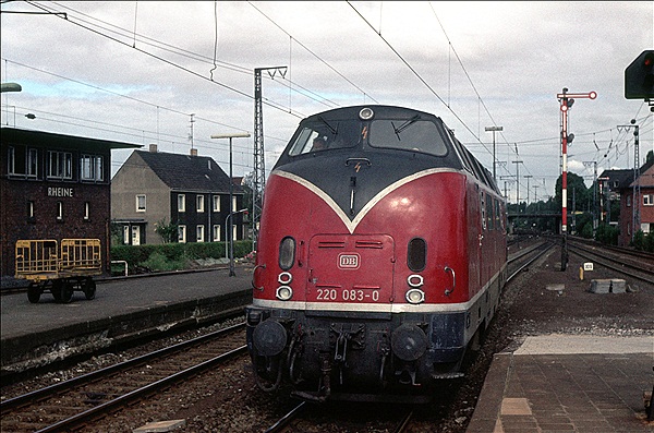 Foto:: DB 220 083-0 / Rheine / 26.08.1978 (Foto,Fotos,Bilder,Bild,)