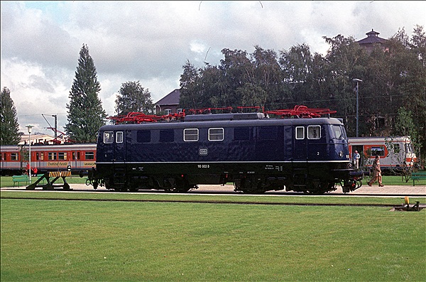 Foto:: DB 110 002-3 / Opladen / 30.09.1978 (Foto,Fotos,Bilder,Bild,)