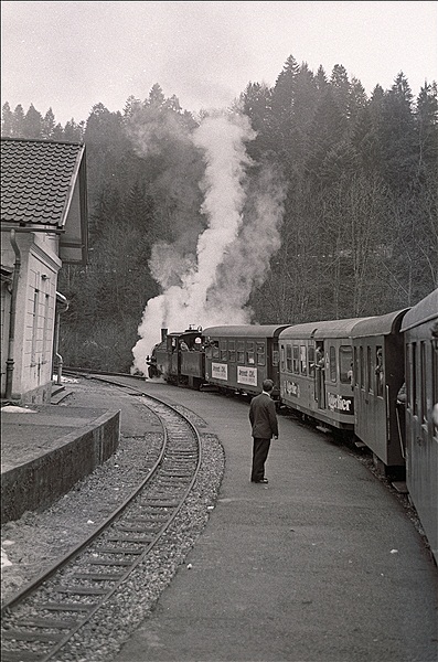 Foto:: OeBB 699.01 / Langenegg-Krumbach / 30.12.1978 (Foto,Fotos,Bilder,Bild,)