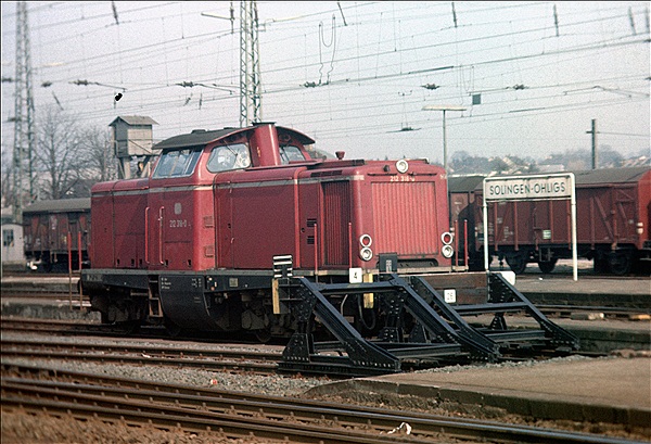 Foto:: DB 212 318-0 / Solingen / 13.01.1979 (Foto,Fotos,Bilder,Bild,)