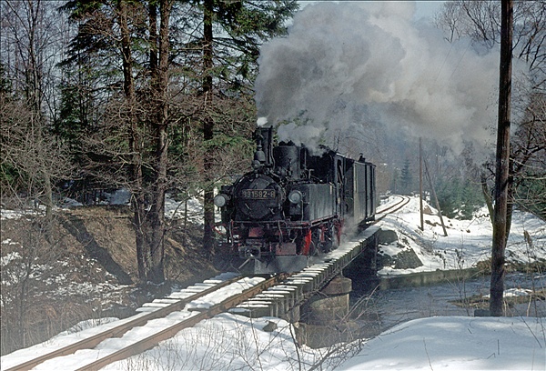 Foto:: DR 99 1582-8 / Steinbach - Schloessel / 10.04.1979 (Foto,Fotos,Bilder,Bild,)