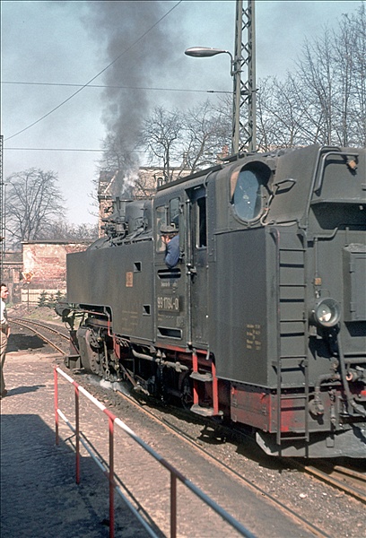 Foto:: DR 99 1784-0 / Radebeul Ost / 11.04.1979 (Foto,Fotos,Bilder,Bild,)
