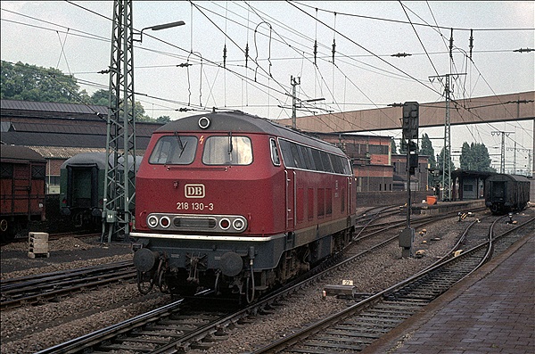 Foto:: DB 218 130-3 / Hagen / 09.06.1979 (Foto,Fotos,Bilder,Bild,)