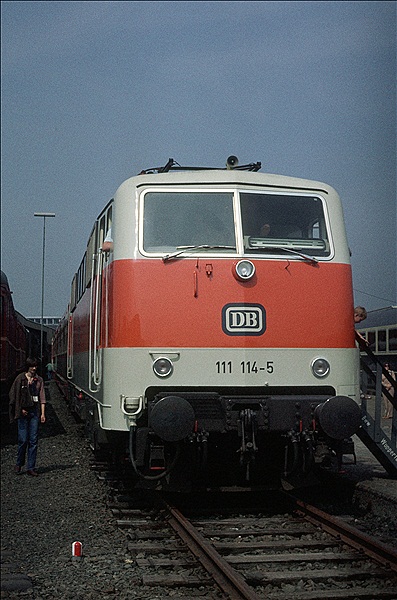 Foto:: DB 111 114-5 / Wuppertal / 09.06.1979 (Foto,Fotos,Bilder,Bild,)