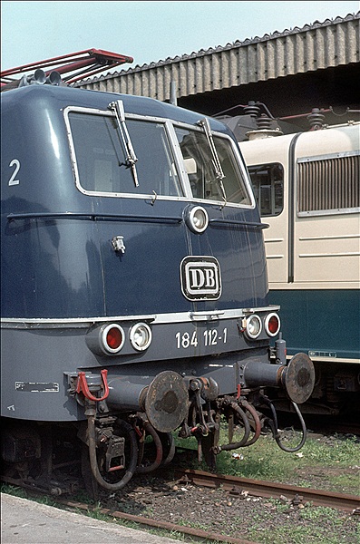 Foto:: DB 184 112-1 / Wuppertal / 09.06.1979 (Foto,Fotos,Bilder,Bild,)