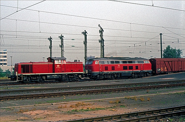 Foto:: DB 290 403-5 + DB 218 305-1 / Nuernberg / 27.07.1979 (Foto,Fotos,Bilder,Bild,)