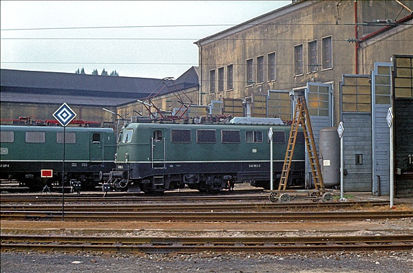 Foto:: DB 141 127-1 + DB 140 863-2 / Nuernberg / 27.07.1979 (Foto,Fotos,Bilder,Bild,)