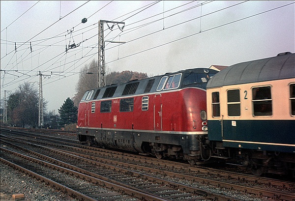 Foto:: DB 220 020-2 / Salzbergen / 28.10.1979 (Foto,Fotos,Bilder,Bild,)