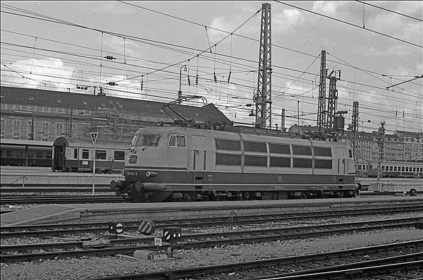 Foto:: DB 103 114-5 / Muenchen / 16.02.1980 (Foto,Fotos,Bilder,Bild,)