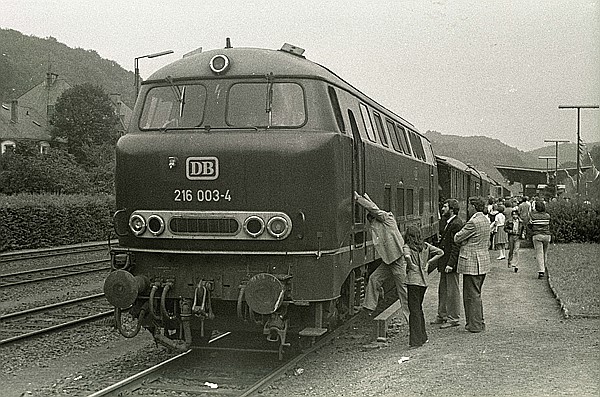 Foto:: DB 216 003-4 / Bruegge / 10.08.1980 (Foto,Fotos,Bilder,Bild,)